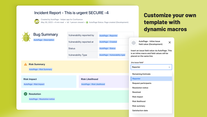 AutoPage - Display Jira Data In Confluence With Automation | Atlassian ...