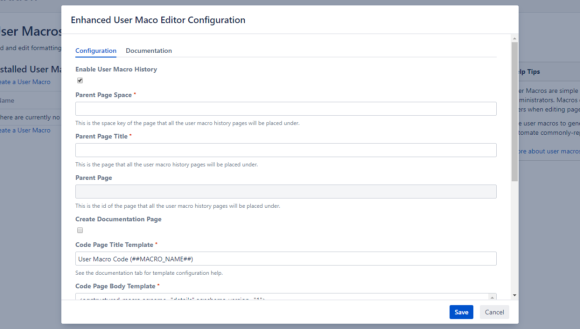 Enable user macro save history so that you can see previous versions.