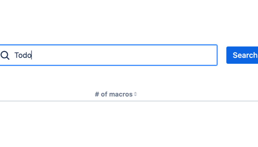 Simple Search for a Macro by Text