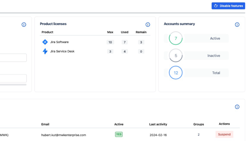 Optimize license use, cut costs, and ensure efficient Jira management effortlessly.