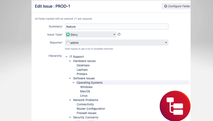 Enjoy user-friendly multilevel cascading field