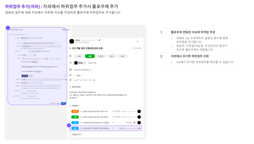 Automatic Subtask Addition from Jira to Flow