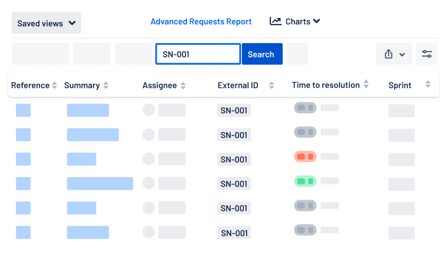 ​Provide your portal customers with an extended 
report for each of their Jira Service Management tickets