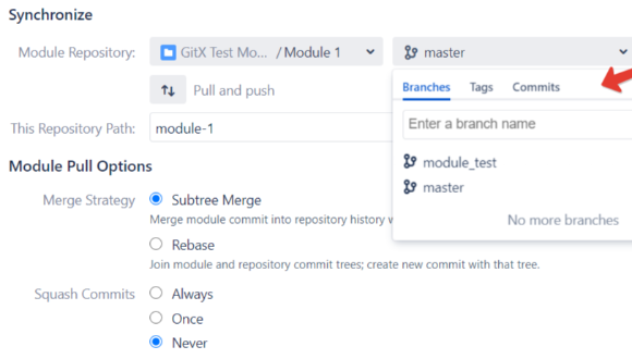 Select a repository in Bitbucket UI and configure modules to include. Click 'Apply'. That’s it!