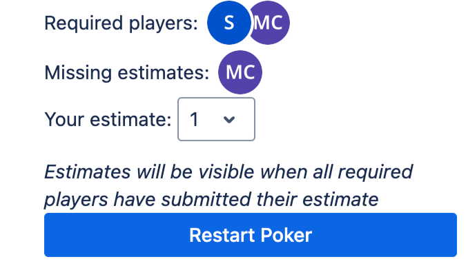 Start a Poker Session directly on a ticket