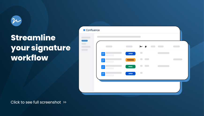 Gain total oversight over your documents and signatures by monitoring signature status at a glance via Signature Search. Effortlessly manage signatures with admin settings.