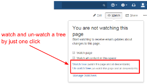 location of the Watch and Un-Watch tree menu entries