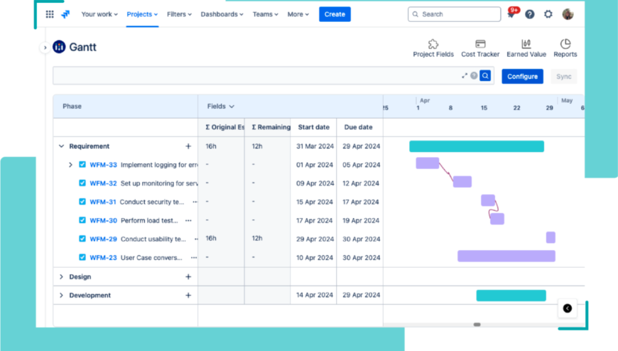 Gantt View