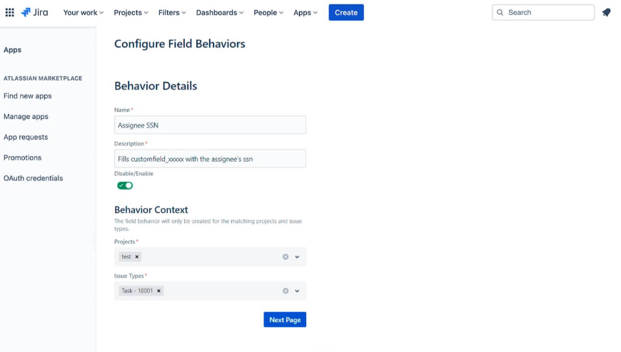 Control how your fields behave