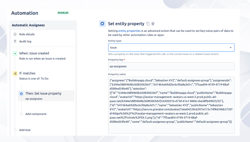 Effortlessly manage task assignments in complex workflows, now compatible with Jira Automation.