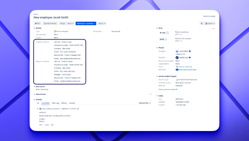 Automate user data management tasks