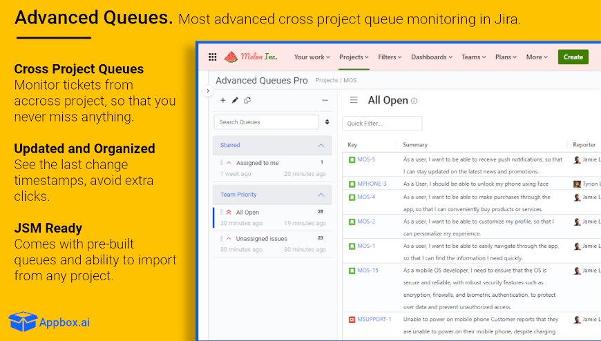 Jira Advanced Queues View