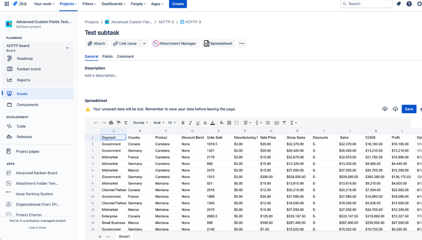 Import data or start with a blank sheet