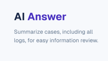 Generate an AI Answer powered by the AI Agent, utilizing data from various knowledge sources to deliver precise, context-driven responses for faster support and informed decision-making.