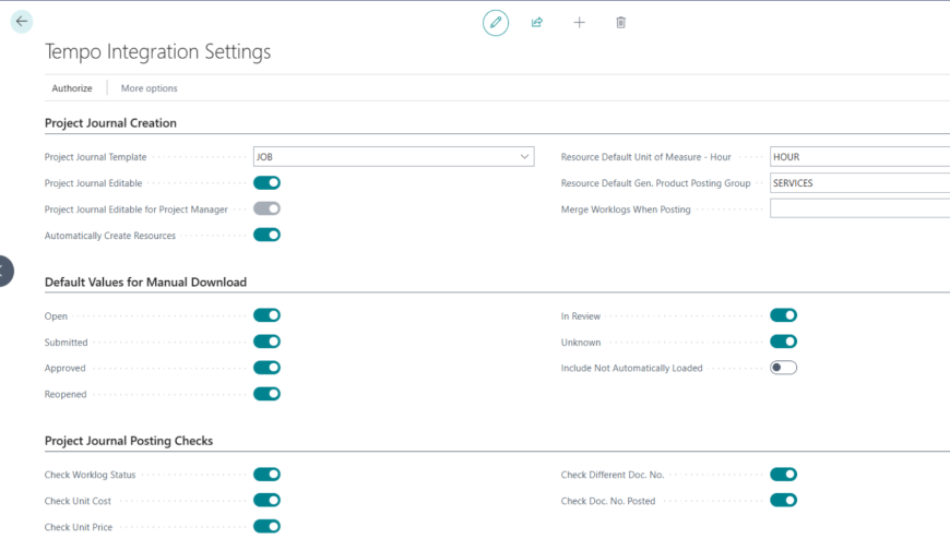 Customizable Configuration