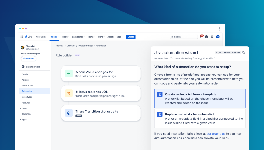 Automate Checklists with Jira Automation