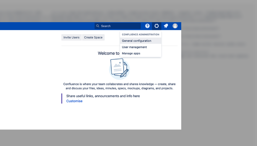 Access to Log Viewer from general administration in Confluence