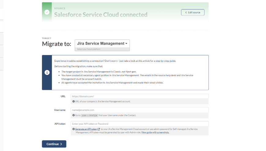 Most convenient data migration setup ever