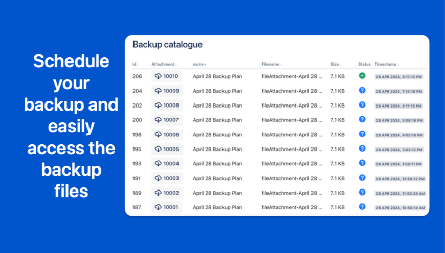 Backup Catalogue