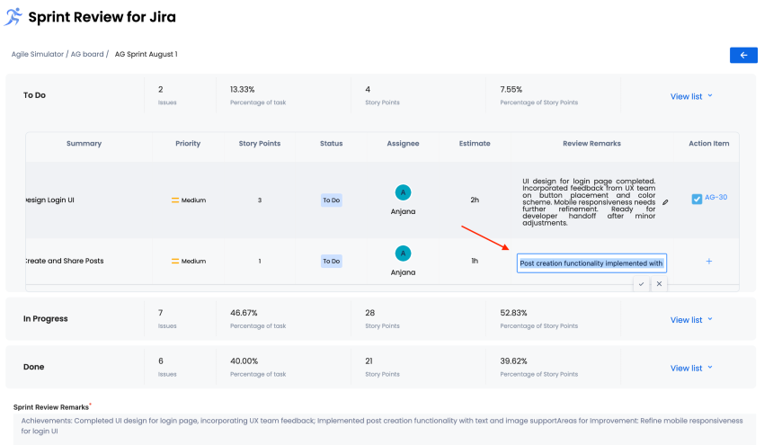 Integrated Feedback Capture