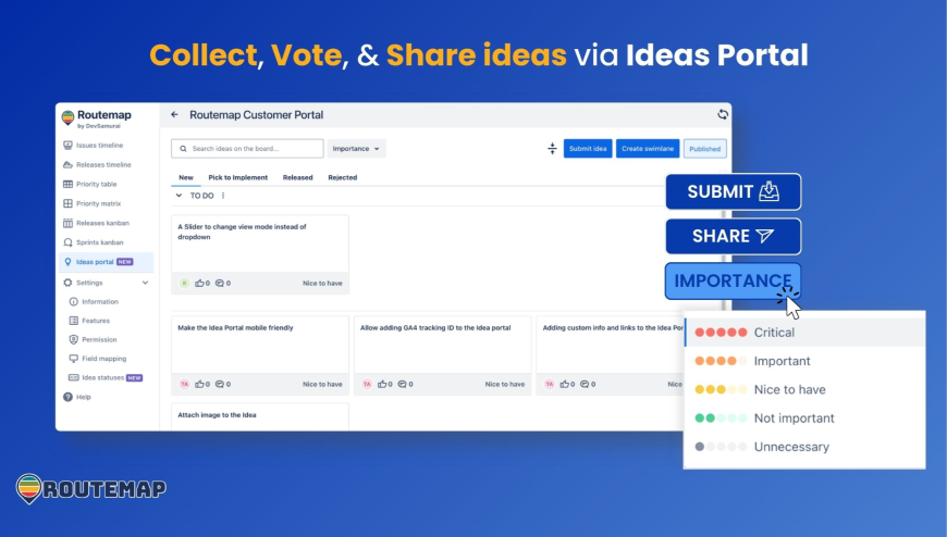 Collect ideas & suggestions with the Ideas Portal