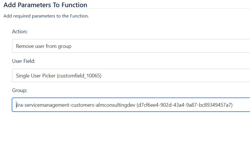 Screenshot of the POST function settings when adding or editing the POST function on a workflow transition.