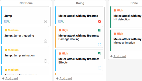 With Hansoft, teams can collaborate using their own methods, including Kanban boards (pictured), without creating silos.