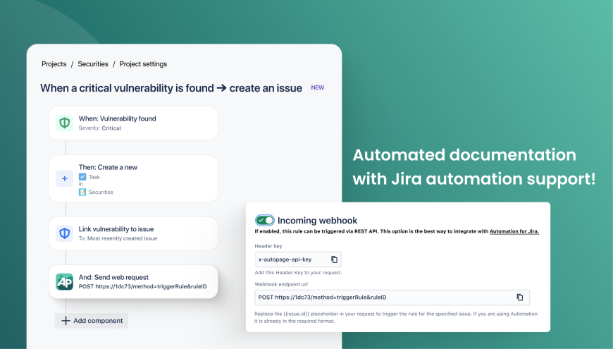 AutoPage also has Jira automation support.