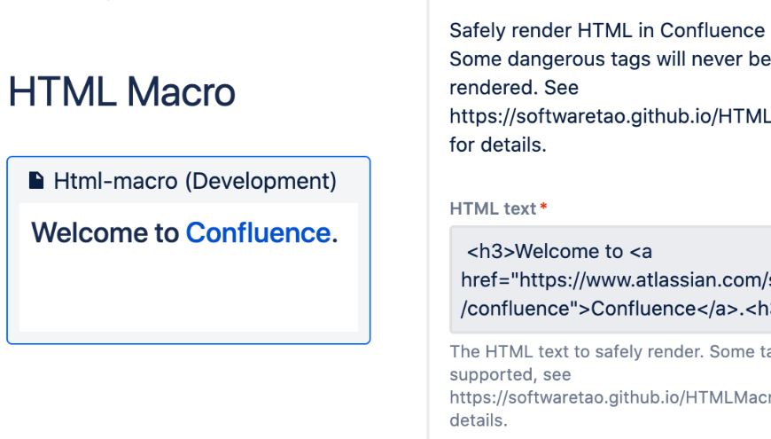 Configure parameter