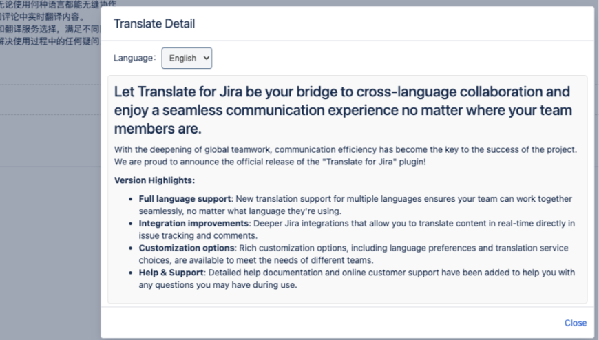 Jira trans. for summaries & desc.