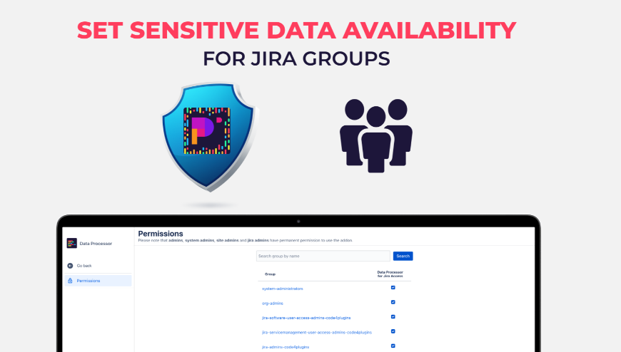 ​Take charge of your Jira data with customizable access and export settings. Securely define who sees what, aligning sensitive data availability with specific Jira Groups and permissions set by admins.