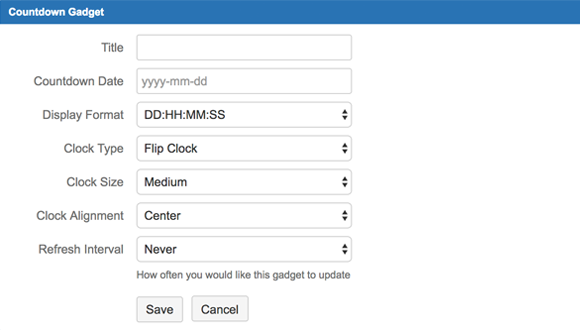 Flexible configuration