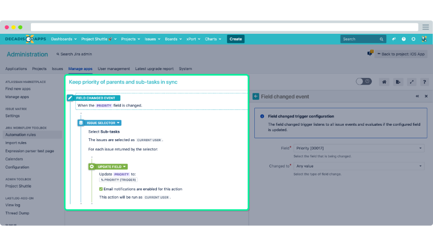 Rule-based automation in Jira: quick and easy