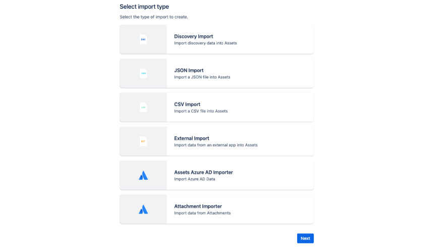 Native Importer Selection