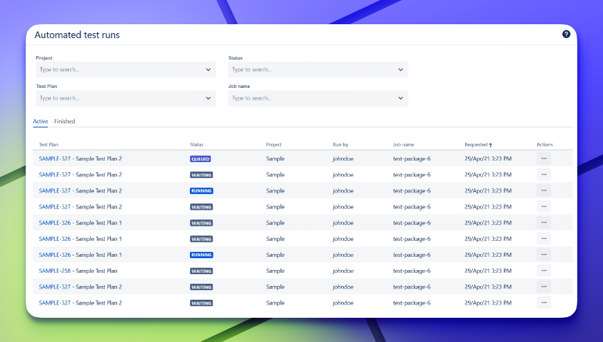 Large-scale software testing