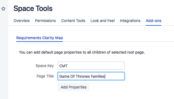 Add additional properties to original confluence requirement and obtain visual graph in seconds