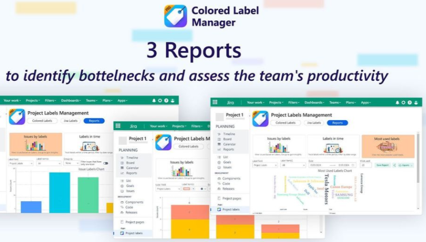 Use labels in Jira the right way
add color to your labels and understand where your labels are being used

Search for specific label and check how many issues they are assigned in system wide or within a project