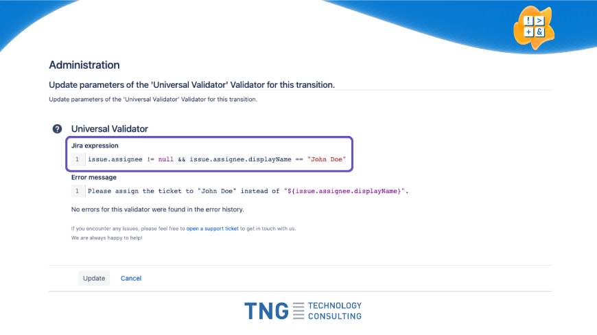 By using the powerful Jira expression language for conditions and validators, you can evaluate almost any expression for your transitions.
