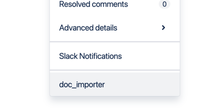 Select Doc Importer