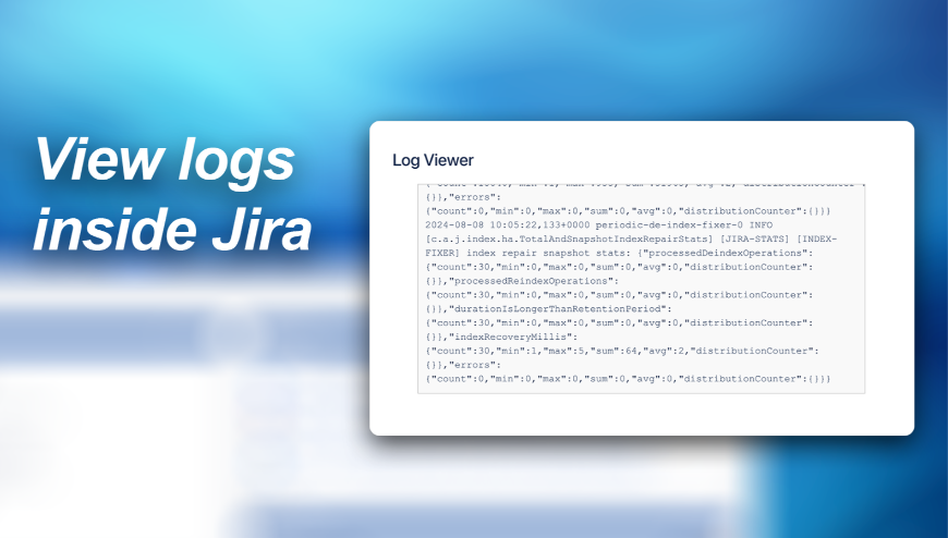 Log Viewer access from dialog box