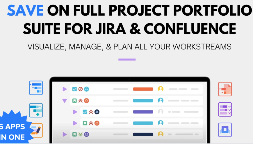 Structure.Bundle is the all in one project portfolio management solution for Jira.