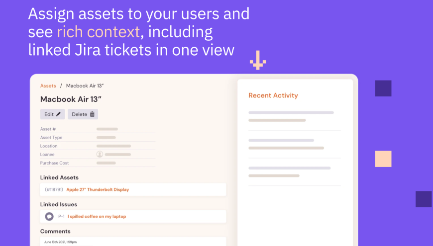 Asset context at your fingertips