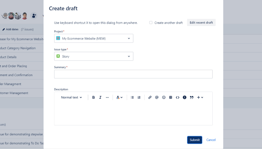 Easy Draft for Jira - Capture your ideas as issue drafts | Atlassian ...