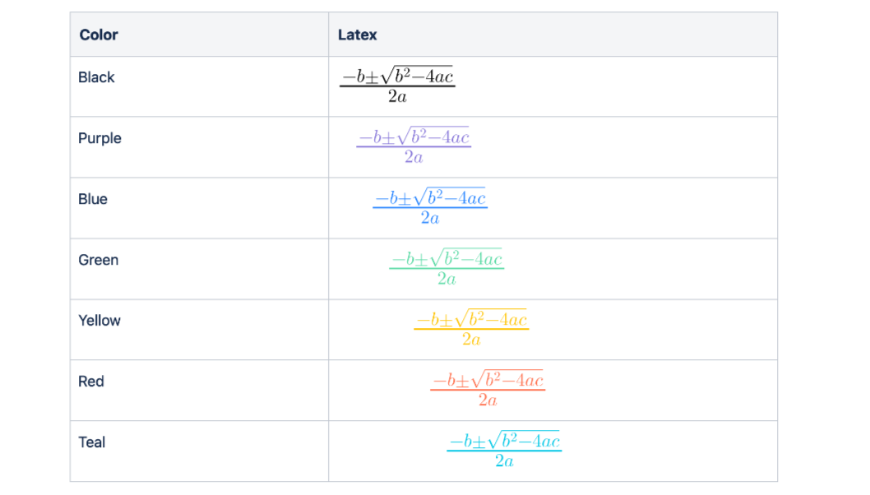 Color configurable