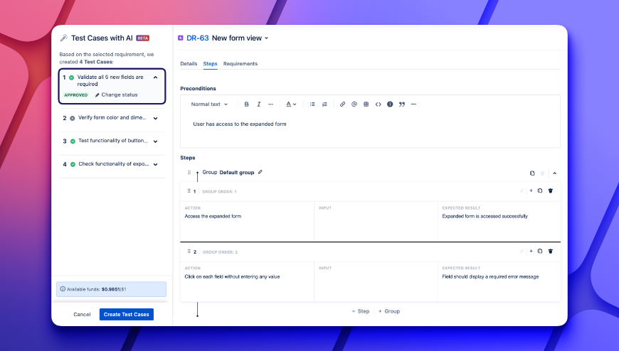 Generate test cases in a few clicks with OpenAI