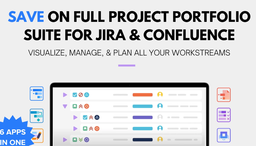 Structure.Bundle is the all in one project portfolio management solution for Jira.