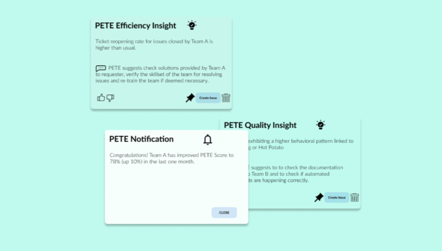 PETE is your guide to discovering optimization opportunities. It provides actionable insights, starting with the low-hanging fruits. Implement them and experience the satisfaction of happy users and reduced costs.