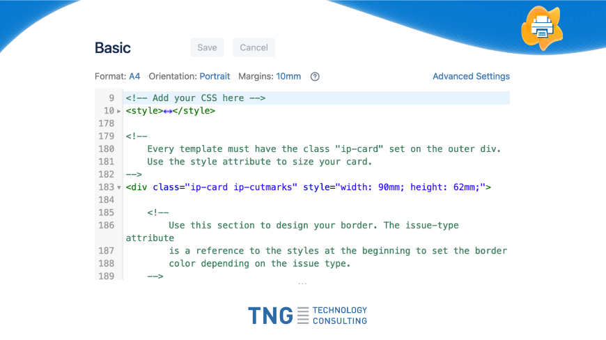 We provide you with full flexibility when it comes to formatting and styling card layouts. You can add almost any system and custom fields.
