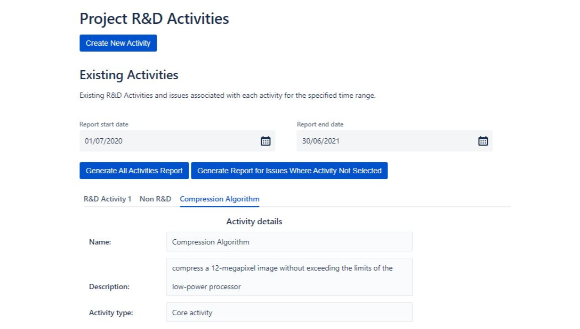 Create and update core and supporting R&D activities.