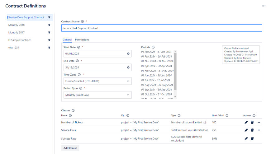 Contracts with multiple quota options